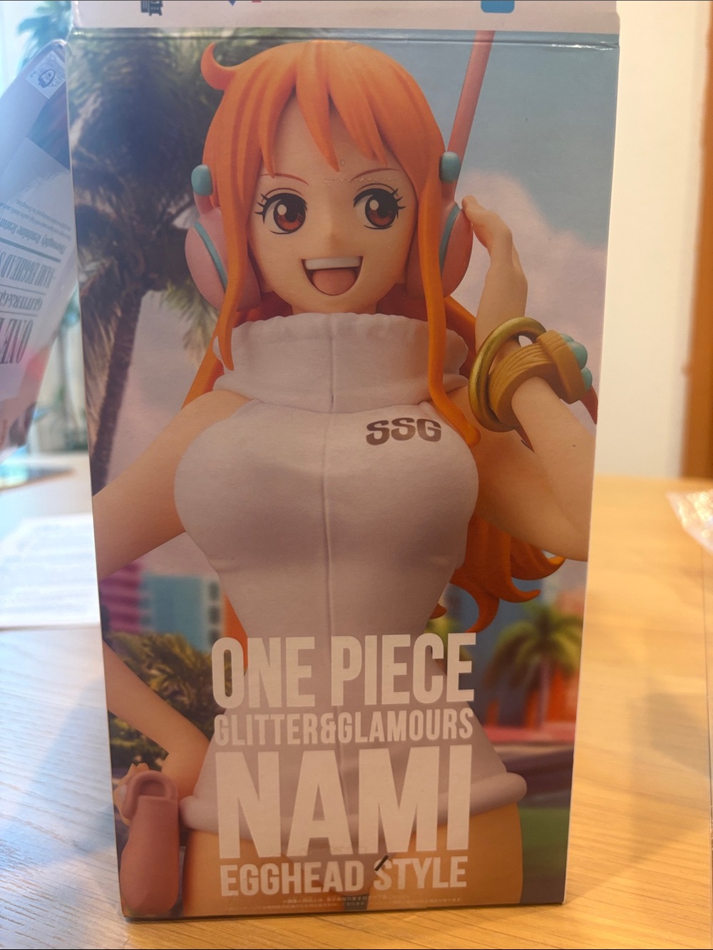 One Piece Glitter & Glamours Nami Egghead Style - White & Orange Figure
